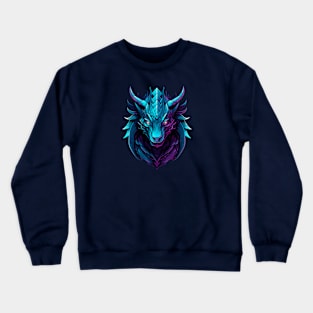 Fantasy dragon head Crewneck Sweatshirt